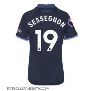 Tottenham Hotspur Ryan Sessegnon #19 Replika Bortatröja Damer 2023-24 Kortärmad